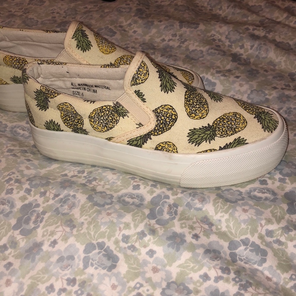 Pineapple slip ons!!!
